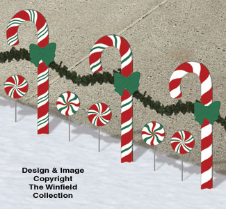 Product Image of Holiday Greeting Candies Pattern Set