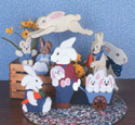 13 Country Rabbits Woodcraft Pattern