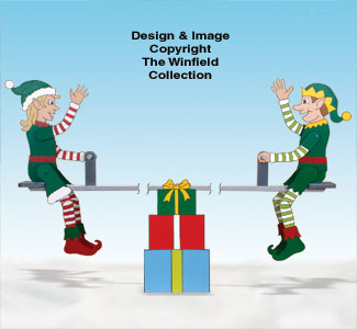 Product Image of Teetering Elves and Teeter Totter Pattern Set