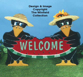 Product Image of Crows Welcome Sign Pattern