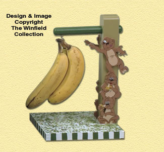 Product Image of Banana Holder Woodcraft Pattern
