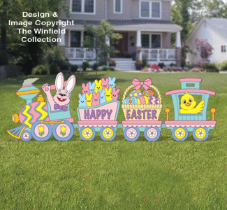 Product Image of Easter Train Woodcraft Pattern