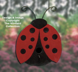 Product Image of Ladybug Birdhouse Project Plan