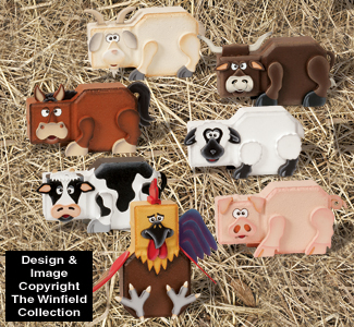 Product Image of Farm Animal Patio Paver Pals Pattern Set