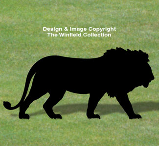 Product Image of Lion Shadow Woodcraft Pattern