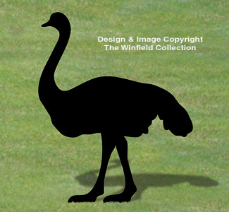 Product Image of Ostrich Shadow Woodcraft Pattern
