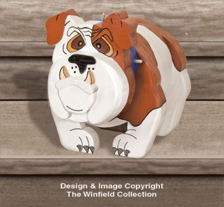 Product Image of Layered Bulldog Woodcrafting Pattern