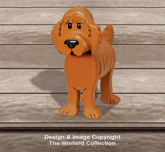 Product Image of Layered Golden Doodle Woodcraft Pattern