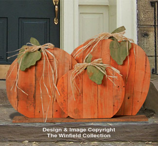 Pallet Wood Pumpkins Pattern