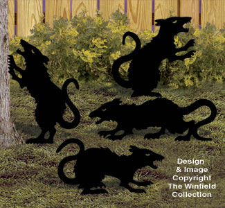 Product Image of Large Evil Rats Woodcraft Pattern