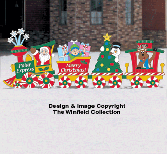 Product Image of Christmas Train Woodcraft Pattern