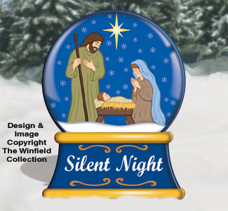 Product Image of Medium Silent Night Snow Globe Pattern