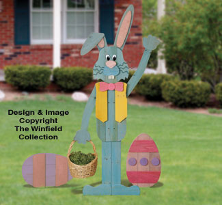 Product Image of Pallet Wood Easter Bunny 'n Eggs Pattern