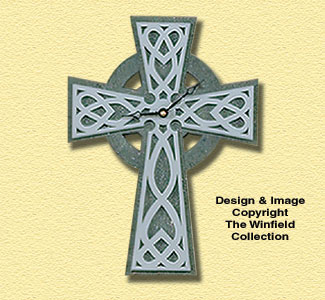 Product Image of Cross Wall Clock Pattern