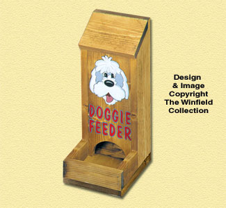 Product Image of Doggie Feeder Woodcraft Pattern