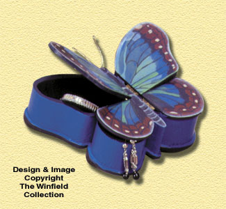 Product Image of Butterfly Jewelry Box Wood Pattern