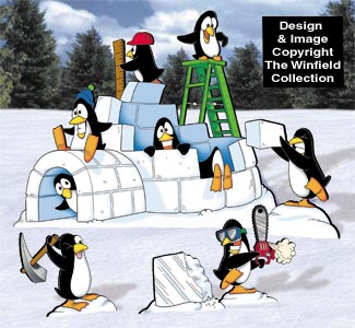 Penguin Fun Pattern