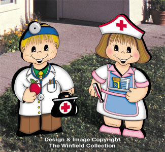 Dress-Up Darlings Doc and Nurse Outfits Pattern