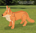 3D Red Fox Pattern