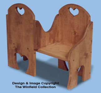Product Image of Courting Bench Woodcraft Pattern