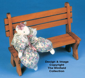 Product Image of Park Bench Woodcraft Pattern