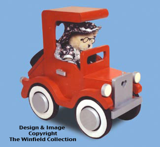 Product Image of Old Car Woodcraft Pattern