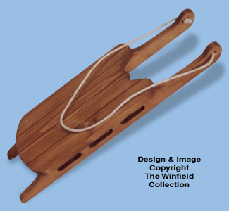 Product Image of Antique Sled Woodcraft Pattern