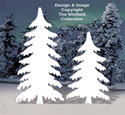 Snow Covered Pine Trees Pattern