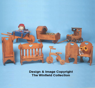 Product Image of Doll Furniture Pattern Set #1