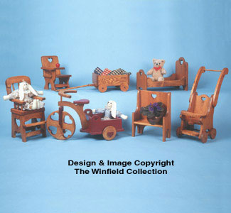 Product Image of Doll Furniture Pattern Set #4