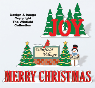 Product Image of Christmas Village Displays Pattern