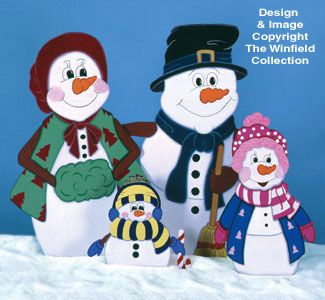 Product Image of Snow Family Woodcrafting Pattern                      