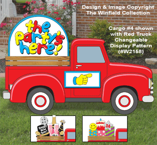 Product Image of Red Truck Cargo #4 Pattern Set