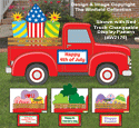 Large Red Truck Cargo #2 Pattern Set