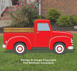 Large Size Red Truck Changeable Display Pattern