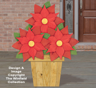 Product Image of Pallet Wood Poinsettia