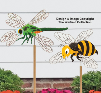 Dragonfly & Bee Whirligig Project Plans