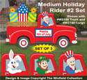 Medium Holiday Rider #2 Pattern Set