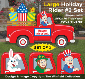 Large Holiday Rider #2 Pattern Set