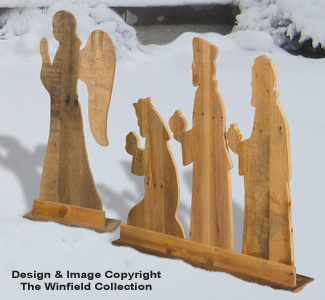 Product Image of Pallet Wood Angel & Kings Woodcraft Pattern