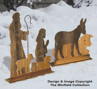 Product Image of Pallet Wood Shepherds & Animals Woodcraft Pattern