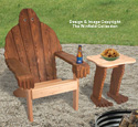 Bigfoot Adirondack Chair & Side Table Plans