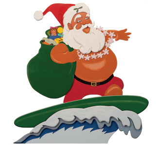 Product Image of Santa Surfing Woodcraft Pattern