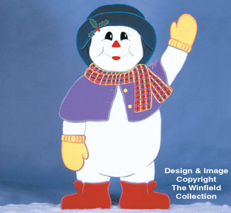 Giant Snowlady Woodcraft Pattern