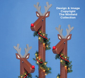 Product Image of Reindeer Post Woodcraft Pattern