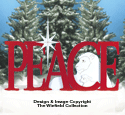 Giant Holiday Peace Woodcraft Pattern