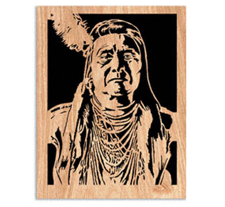 Product Image of Chief Joseph Scrolled Art Pattern