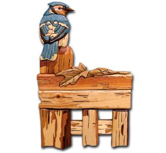 Fence Post Blue Jay Project Pattern