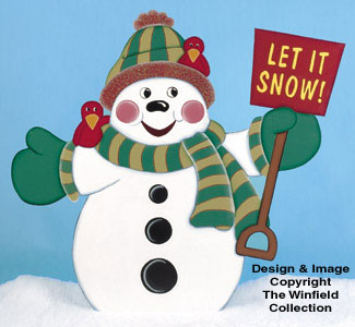 Product Image of Let It Snow Woodcrafting Pattern