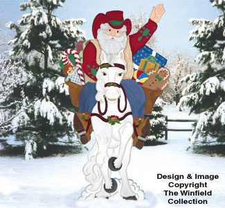Product Image of Cowboy Santa Woodcraft Pattern